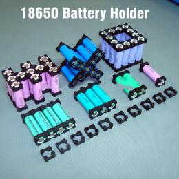 18650 バッテリーホルダー 100個 円筒形 バッテリー ブラケット リチウムイオン セル 1P