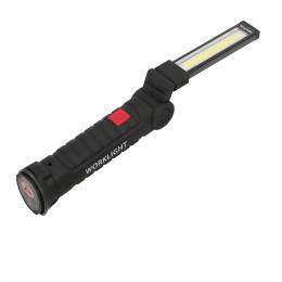COB LED ランプ USB 充電式 バッテリー LED ライト マグネット ポータブル 懐中電灯