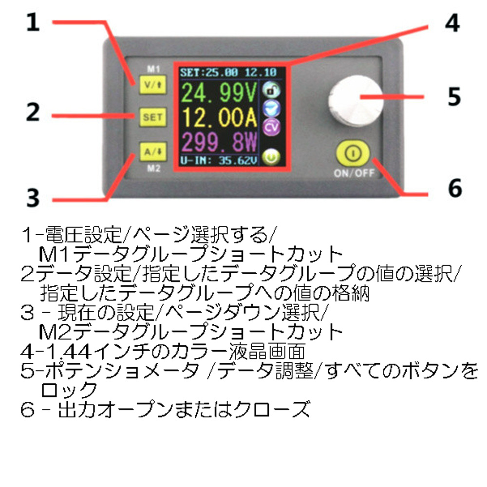 定電圧/定電流 プログラマブル制御 電源モジュール 50V20A USB