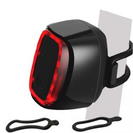 自転車テールライト ランプ IPX6防水 6モード オートスイッチ USB充電 900mAh