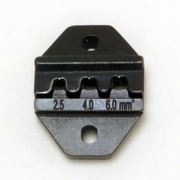 圧着工具ダイス2.5-6mm2 オープンバレル型コンタクト用 MC4 金型