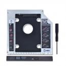 12.7mm光学ドライブ 2.5インチ HDD SSD アダプター アルミ SATA 3.0 ケース